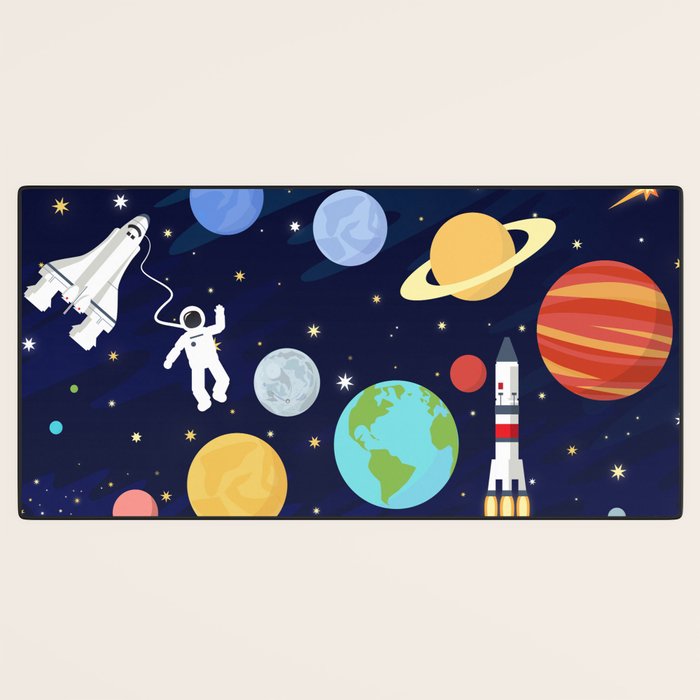 In space Desk Mat Gallery Image 3