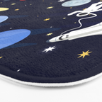 In space Bath Mat Gallery Image 3