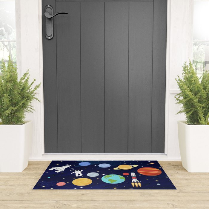 In space Welcome Mat Gallery Image 3