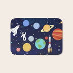 In space Bath Mat Gallery Image 1