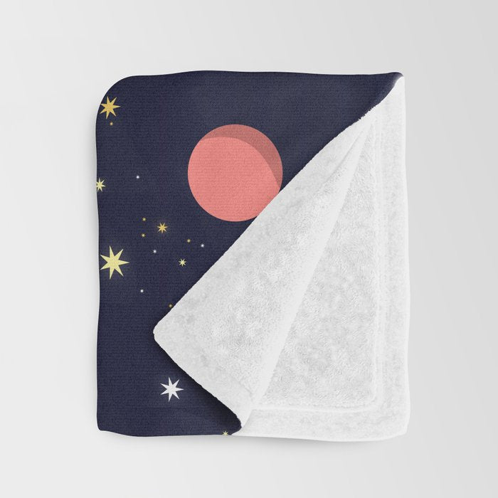In space Throw Blanket Gallery Image 3