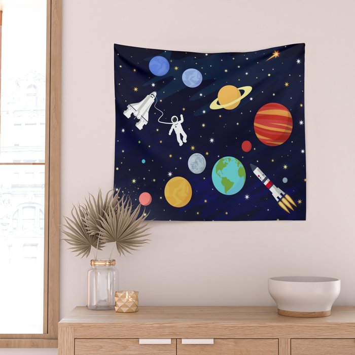 In space Wall Tapestry Gallery Image 2