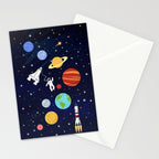 In space Stationery Card Gallery Image 2