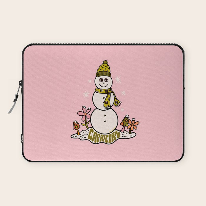 Capricorn Snowman Laptop Sleeve Gallery Image 1