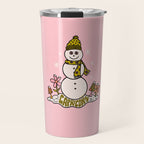 Capricorn Snowman Travel Mug Gallery Image 1