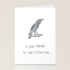 I Just Cawed To Say I Love You Stationery Card Gallery Image 2