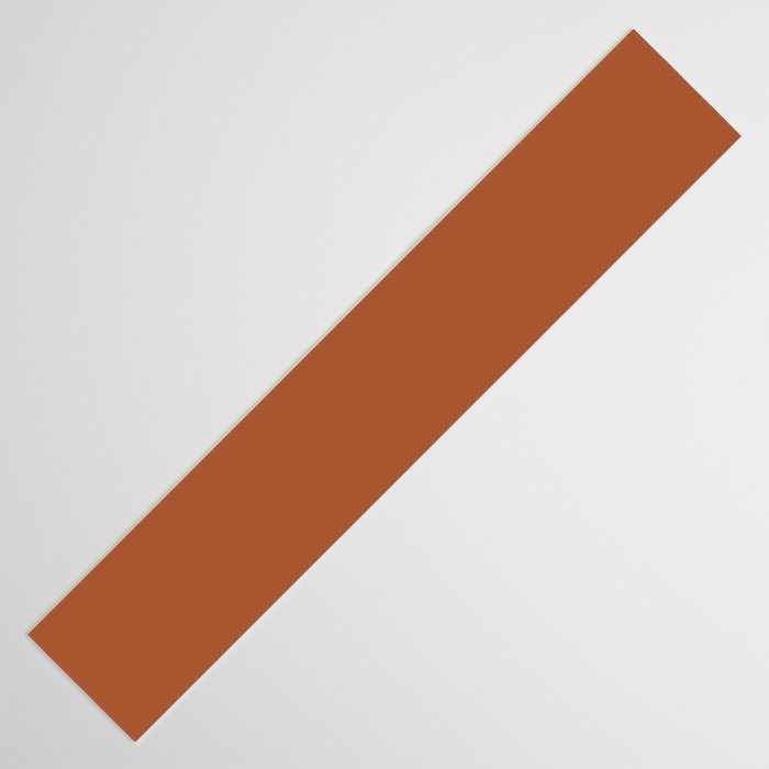 Clay Solid Deep Rich Rust Terracotta Colour Table Runner Gallery Image 3