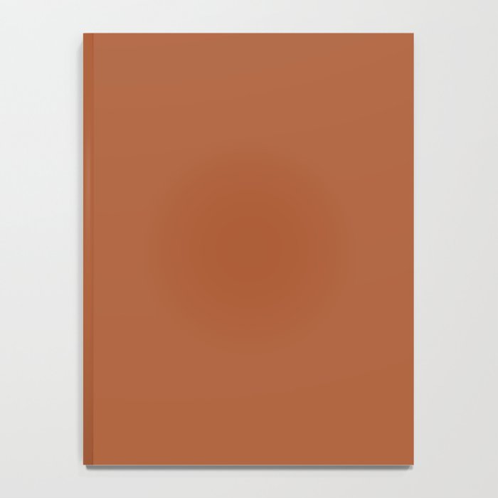 Clay Solid Deep Rich Rust Terracotta Colour Notebook Gallery Image 4