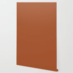 Clay Solid Deep Rich Rust Terracotta Colour Wallpaper Gallery Image 2