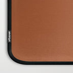 Clay Solid Deep Rich Rust Terracotta Colour Laptop Sleeve Gallery Image 3