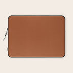 Clay Solid Deep Rich Rust Terracotta Colour Laptop Sleeve Gallery Image 1