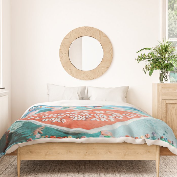 Salvation Mountain Duvet Cover Gallery Image 3
