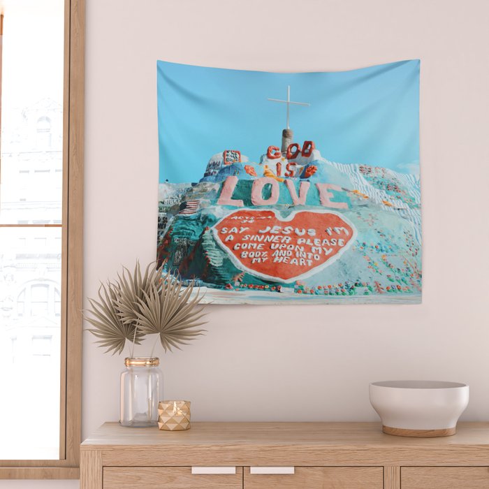 Salvation Mountain Wall Tapestry Gallery Image 2