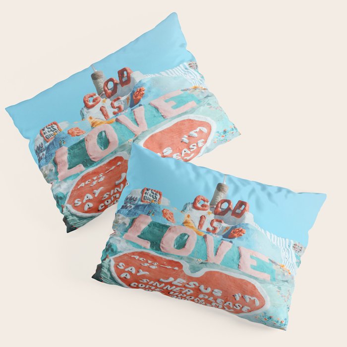 Salvation Mountain Pillow Sham