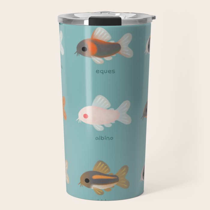 Corydoras! Travel Mug Gallery Image 1