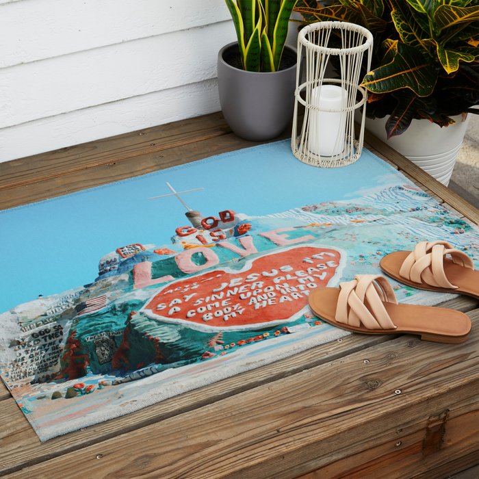 Salvation Mountain Outdoor Rug Gallery Image 2