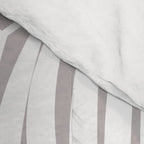 Palm Tree Fronds White on Soft Grey Hawaii Tropical Décor Comforter Gallery Image 4