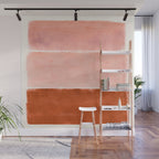 colorfields pink orange Wall Mural Gallery Image 1