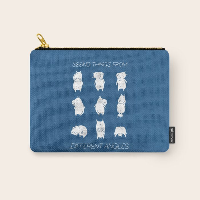 Seeing things from different angles Carry All Pouch Gallery Image 1