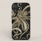 Octopsychedelia Sepia iPhone Case Gallery Image 1
