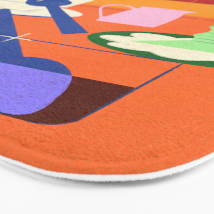 Retro Diner Still Life Bath Mat Gallery Image 3