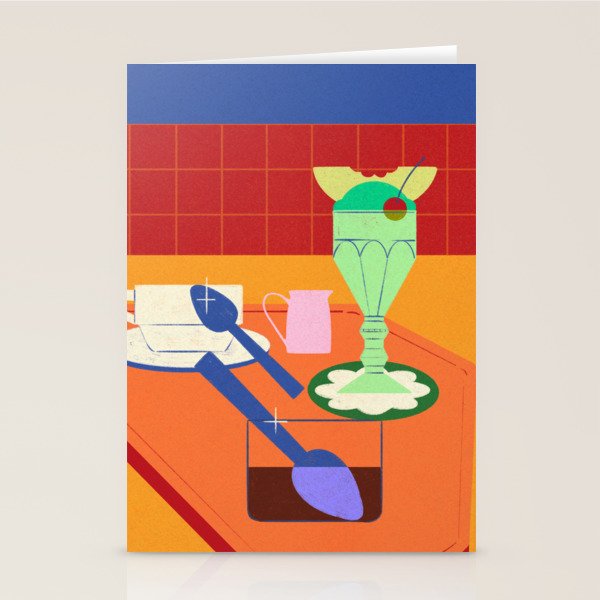 Retro Diner Still Life Stationery Card Gallery Image 1