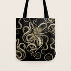 Octopsychedelia Sepia Tote Bag Gallery Image 1