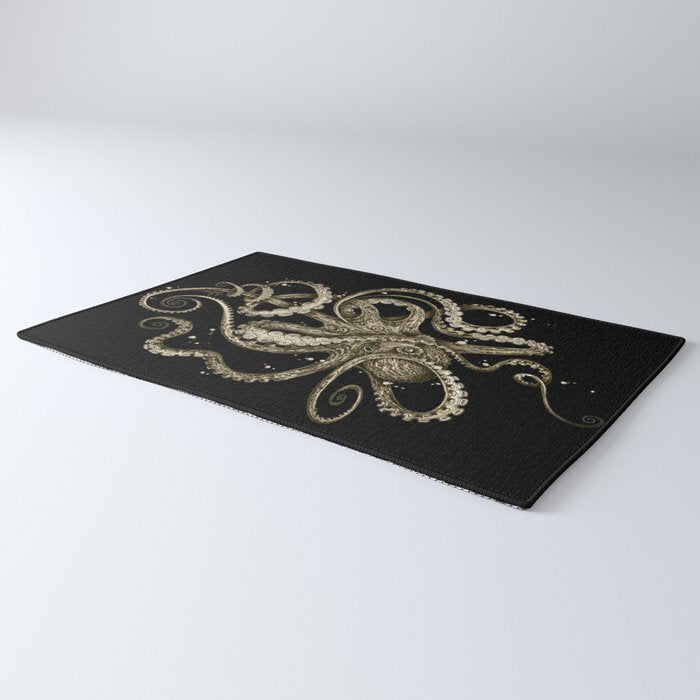 Octopsychedelia Sepia Rug Gallery Image 3