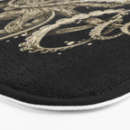 Octopsychedelia Sepia Bath Mat Gallery Image 3