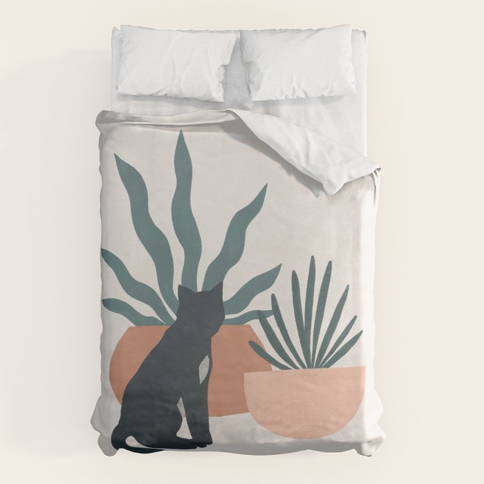 flora and fauna Duvet Cover Gallery Image 1