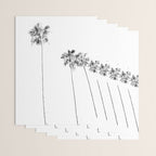Minimal Black and White Palm Trees Wrapping Paper Gallery Image 3