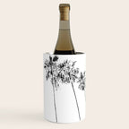Minimal Black and White Palm Trees Wine Chiller Gallery Image 3