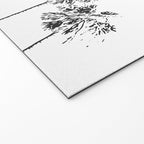 Minimal Black and White Palm Trees Welcome Mat Gallery Image 2