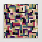 Boho M Tetris PTT Wood Wall Art Gallery Image 1