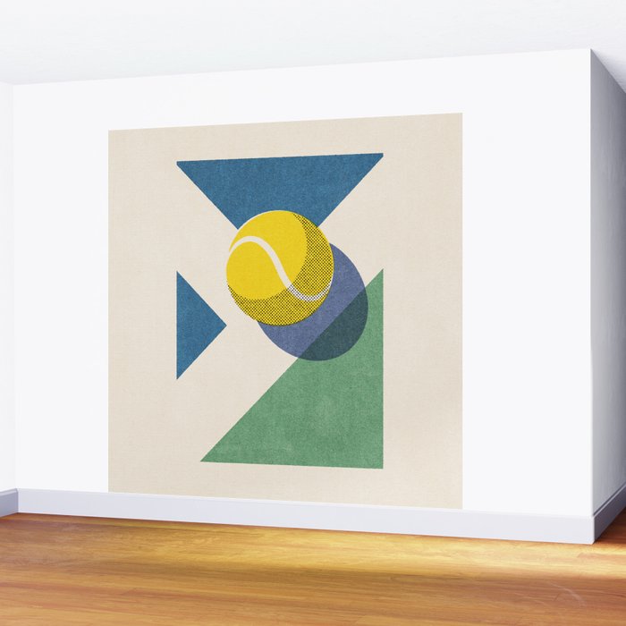 BALLS - Tennis - Hard Court - II b Wall Mural Gallery Image 2