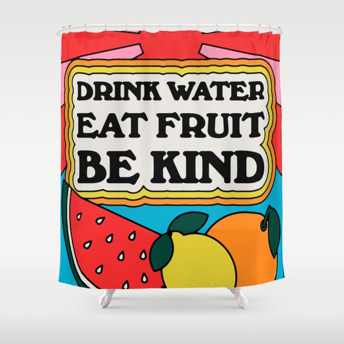 Drink Water Shower Curtain Gallery Image 1