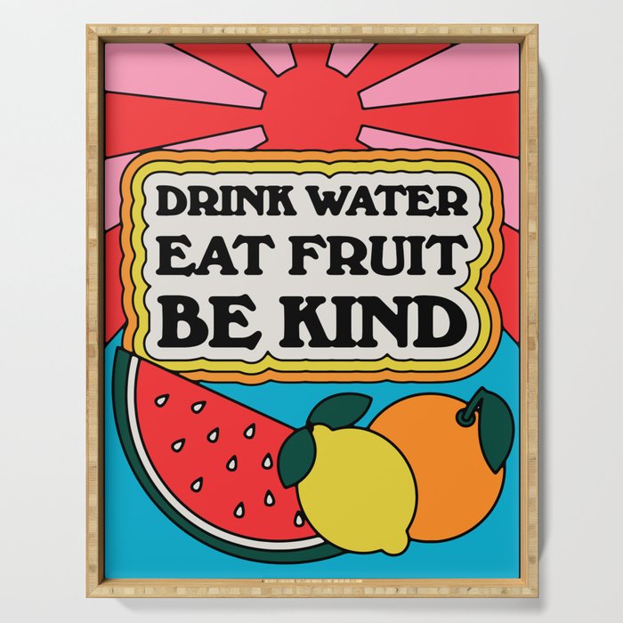 Drink Water Serving Tray Gallery Image 1