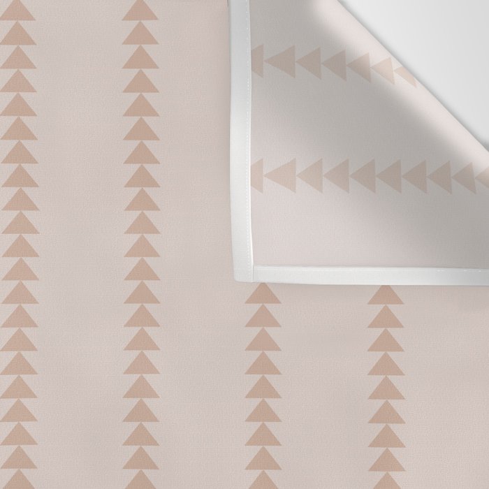 Minimal Triangles - Natural Wall Tapestry Gallery Image 3