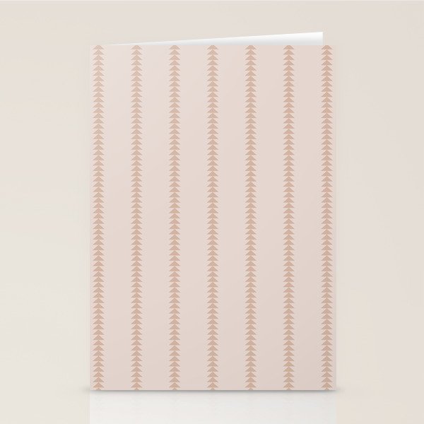 Minimal Triangles - Natural Stationery Card Gallery Image 1