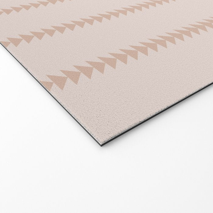 Minimal Triangles - Natural Welcome Mat Gallery Image 2