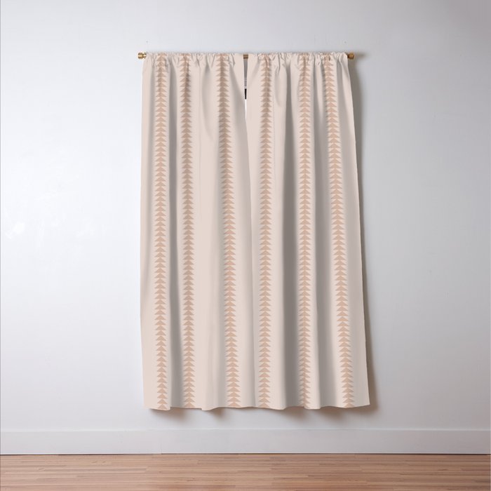 Minimal Triangles - Natural Window Curtain Gallery Image 3