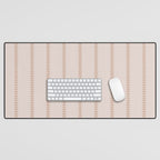 Minimal Triangles - Natural Desk Mat Gallery Image 1