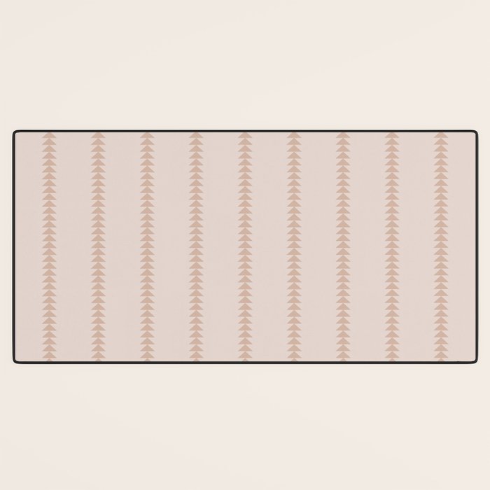 Minimal Triangles - Natural Desk Mat Gallery Image 3