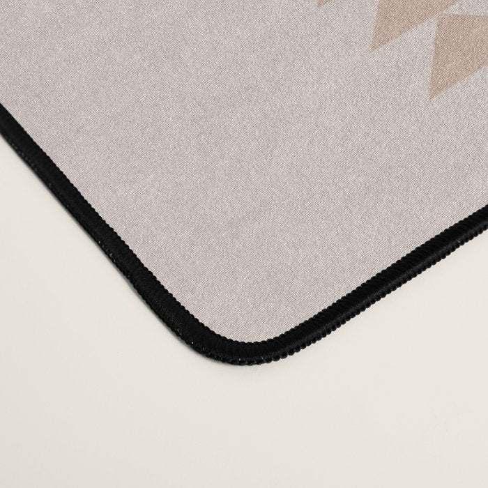 Minimal Triangles - Natural Desk Mat Gallery Image 4