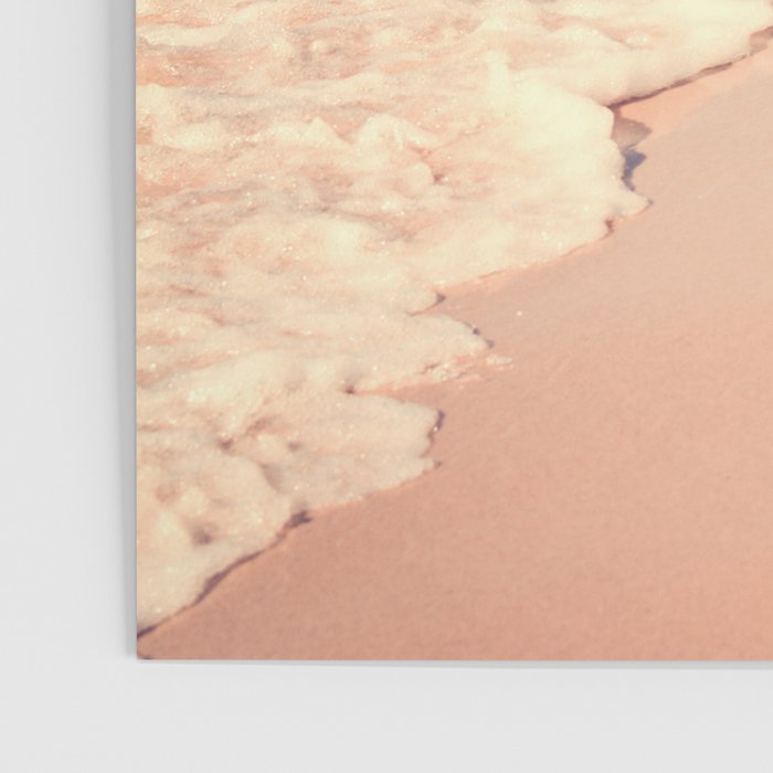 Her Mind Wandered Back and Forth With the Waves - michigan beach nature photograph Poster Gallery Image 3