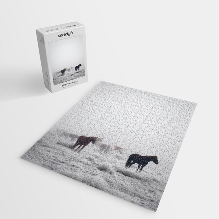 Horses in the Mist II Jigsaw Puzzle Gallery Image 2