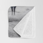 Horses in the Mist II Throw Blanket Gallery Image 3