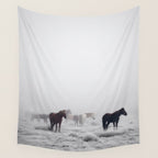 Horses in the Mist II Wall Tapestry Gallery Image 4