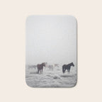 Horses in the Mist II Bath Mat Gallery Image 1