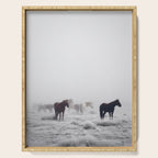 Horses in the Mist II Serving Tray Gallery Image 1